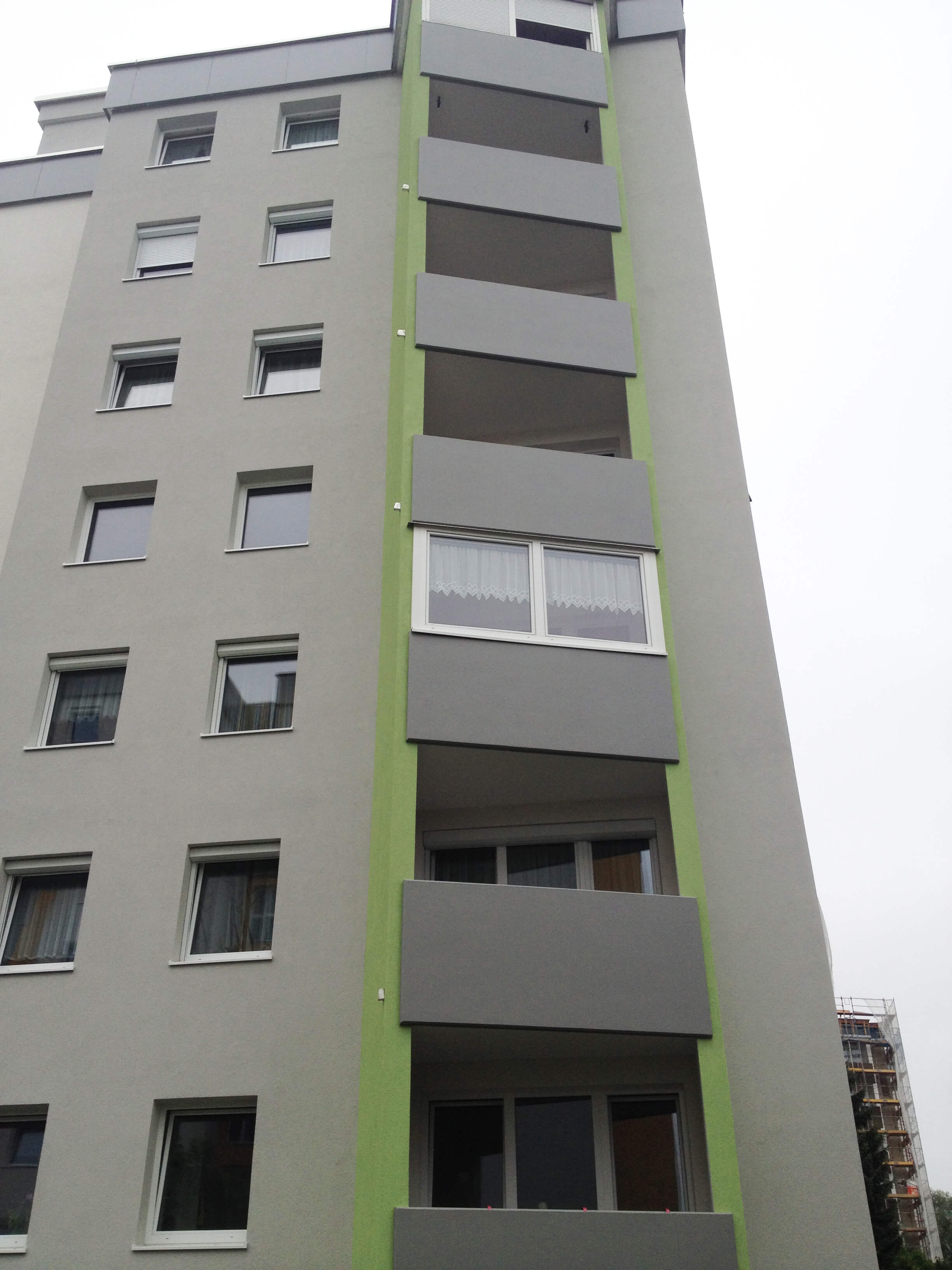 Windschutzelemente für Balkon