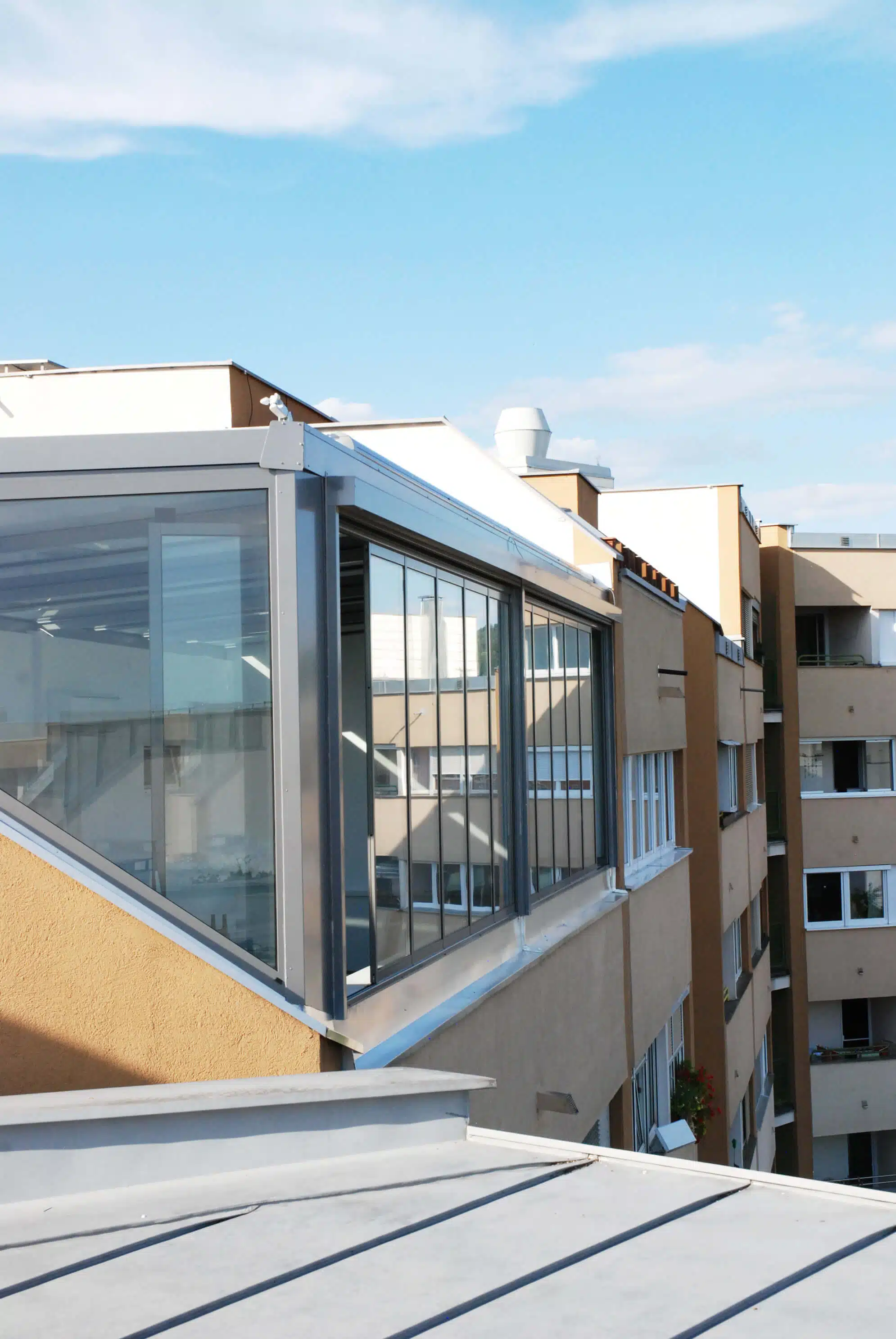 Wintergarten auf Dachterrasse in LInz