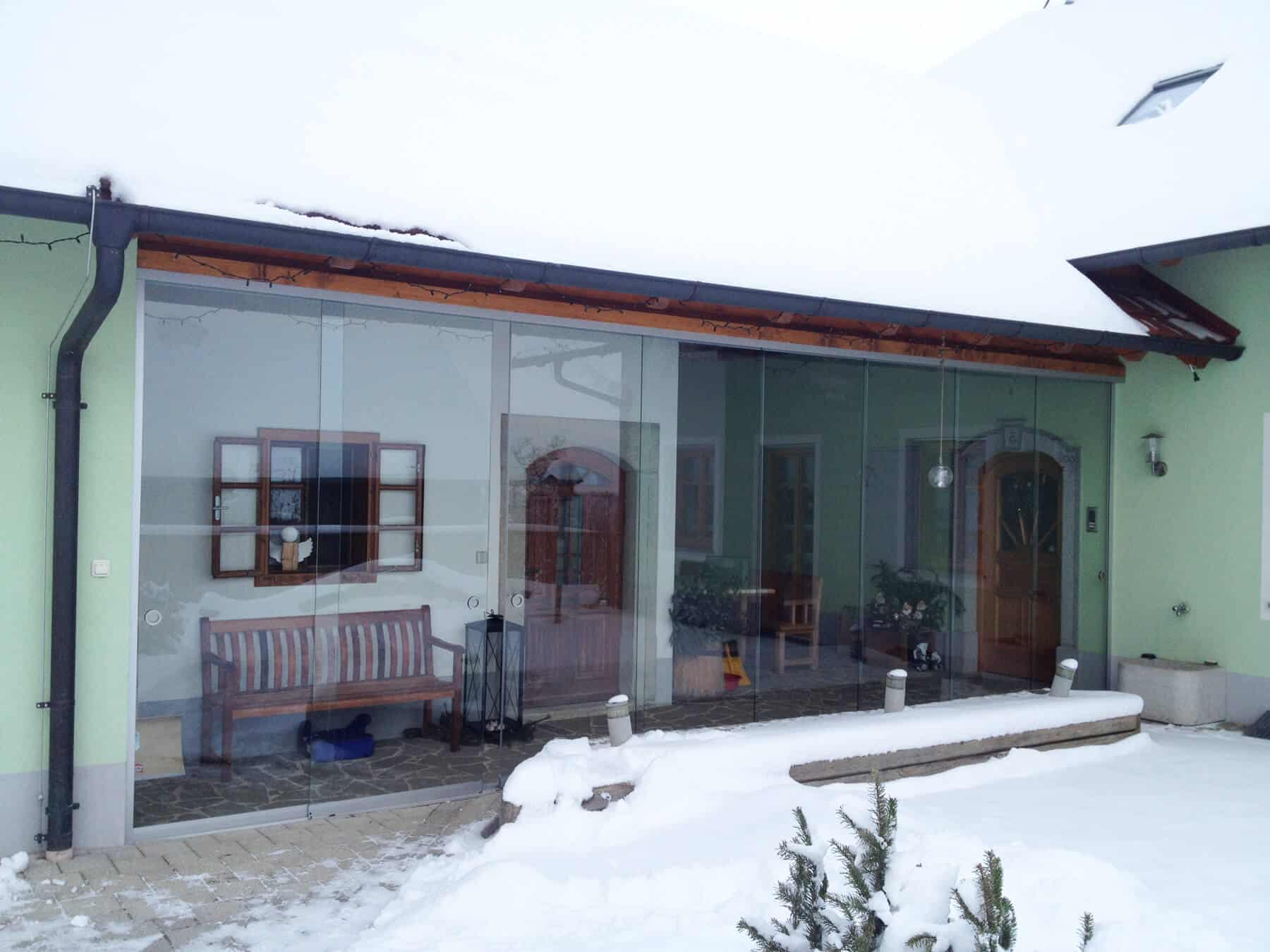 Wintergarten für Hauseingang