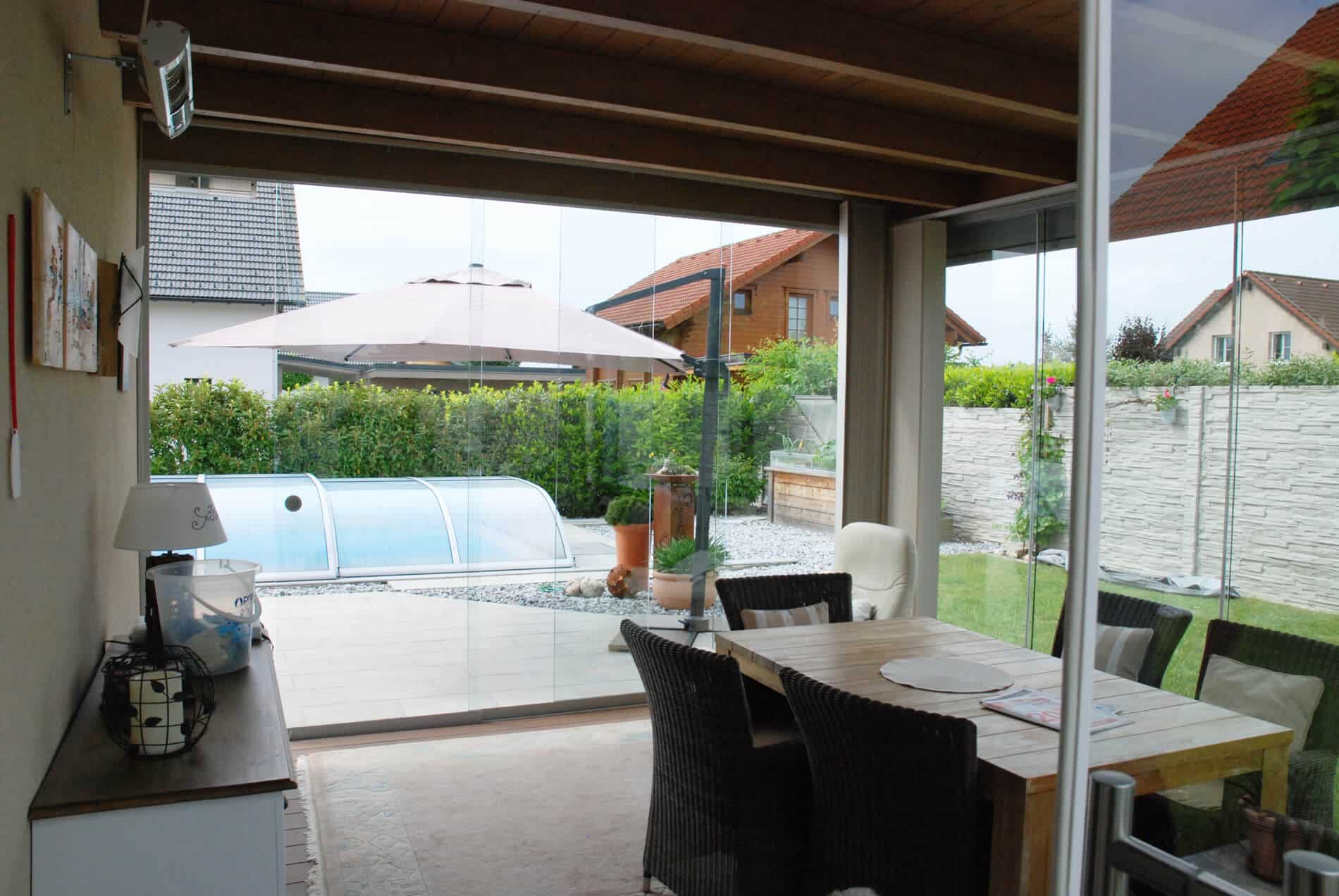 Wintergarten Glasschiebesystem Sunflex SF 20