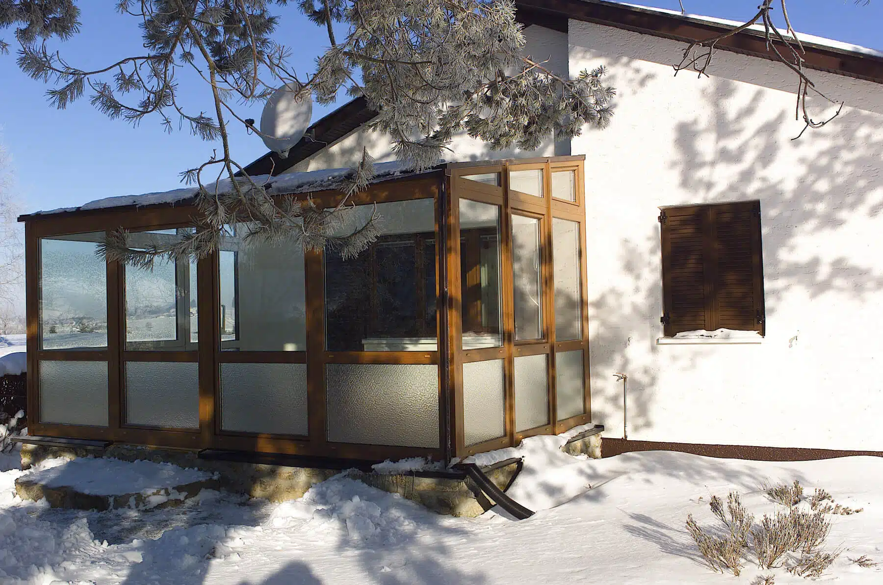 Wintergarten mit Isolierglas