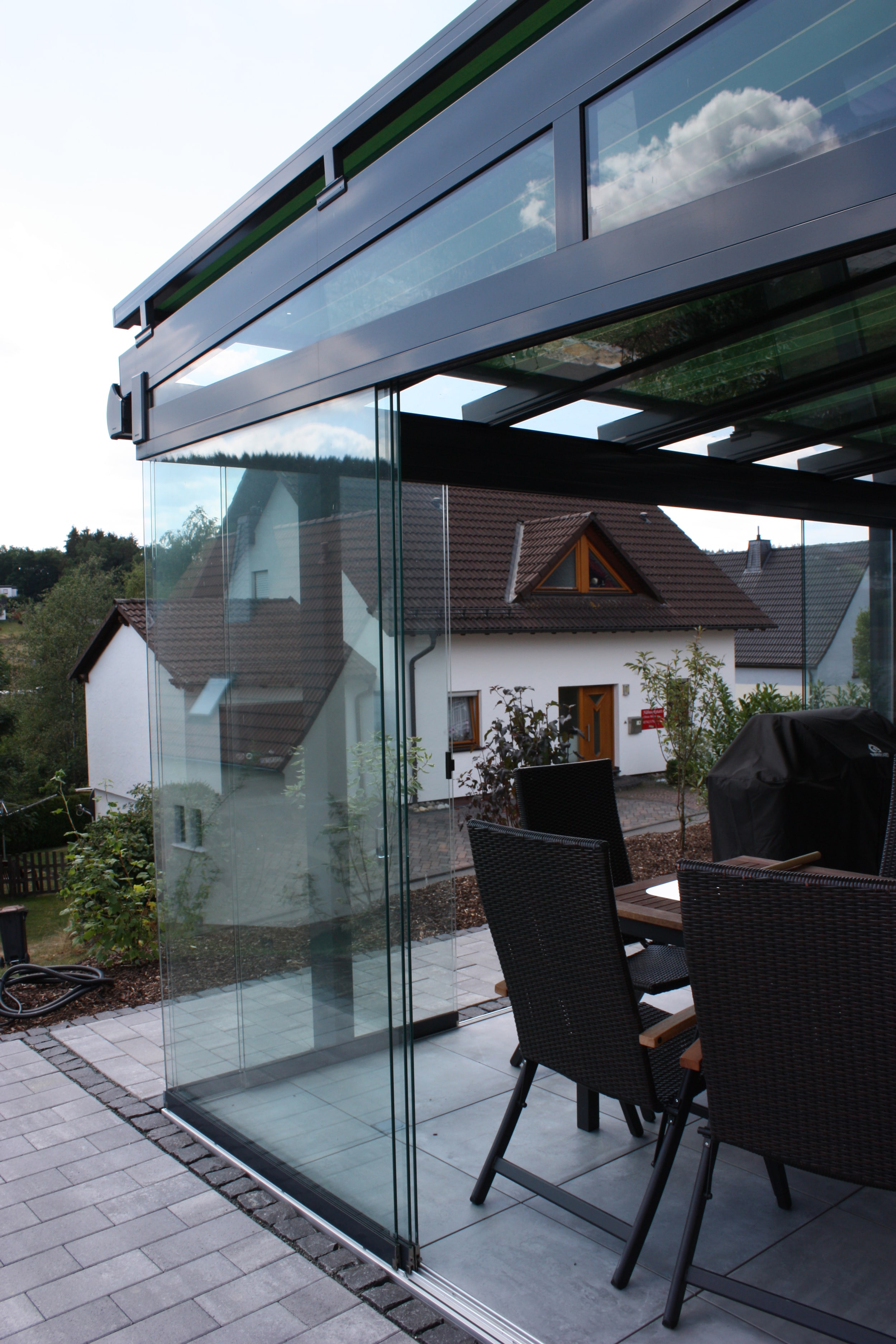 Wintergarten Sunflex mit Schiebetüren