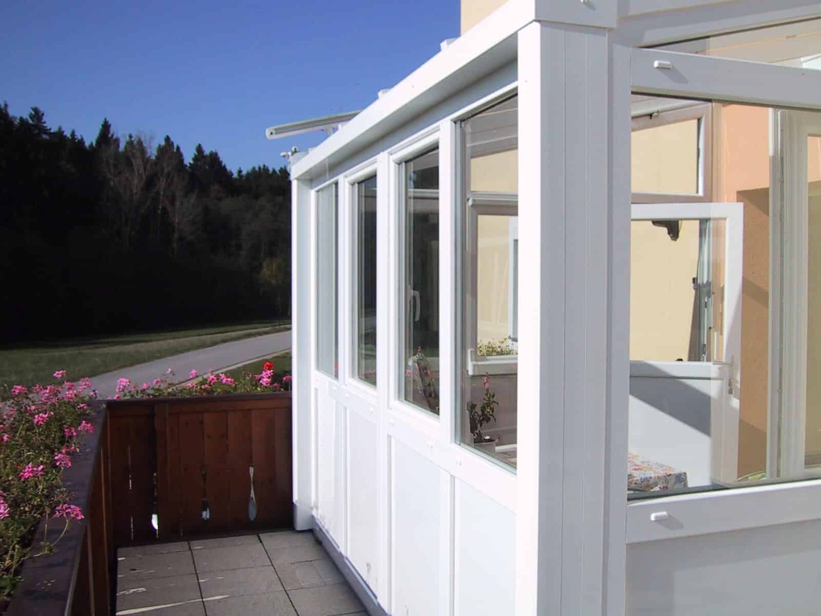 Wintergarten - Wetterschutz auf Balkon