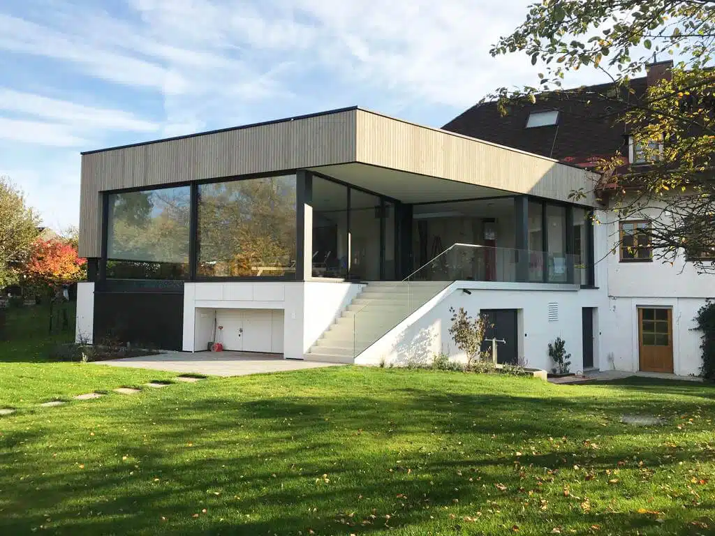 Zubau Poolhaus mit Fenster von Schmidinger