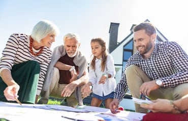 Zwei-Generationen unter einem Dach
